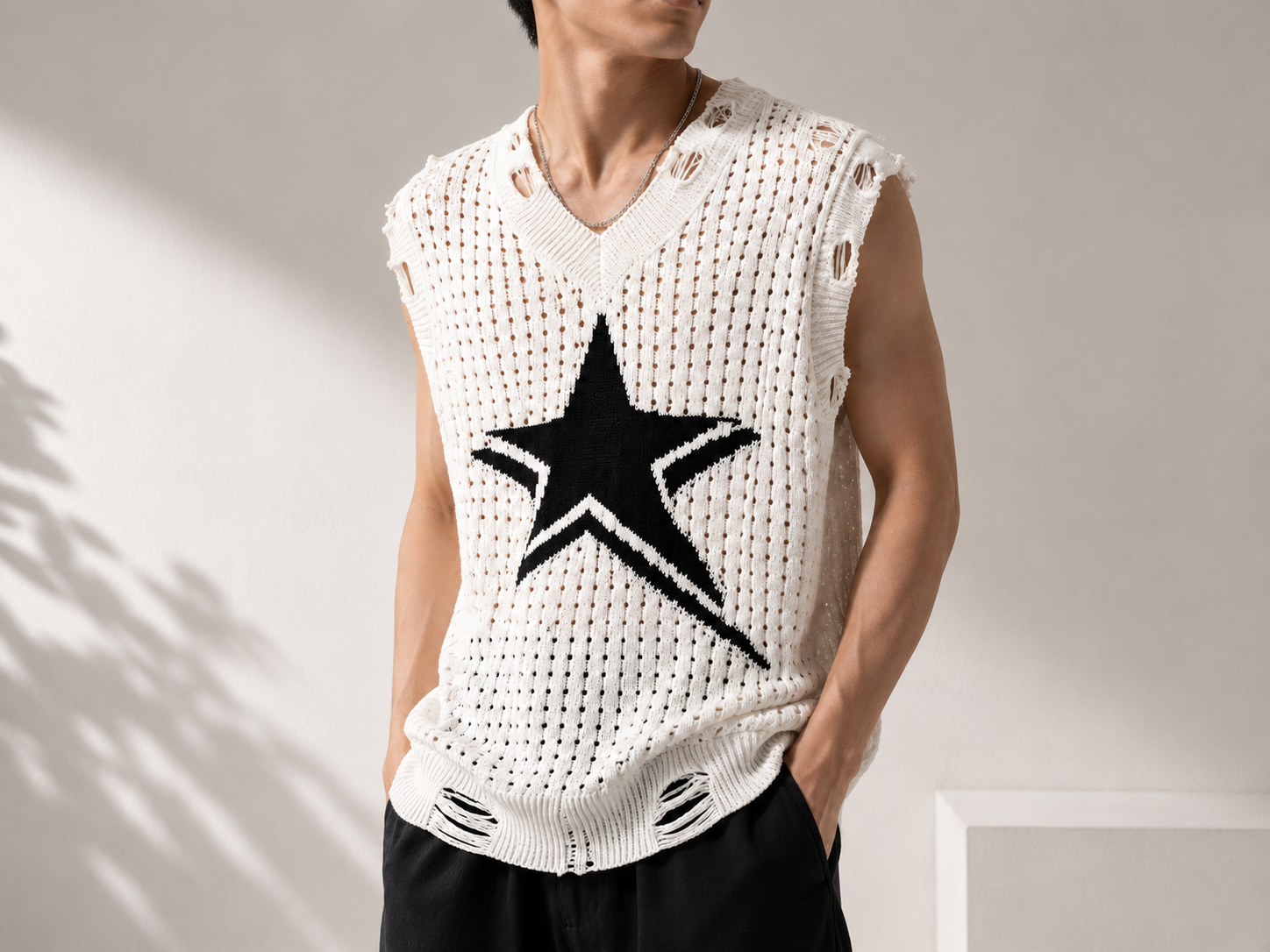 Midnight Star Knit Vest