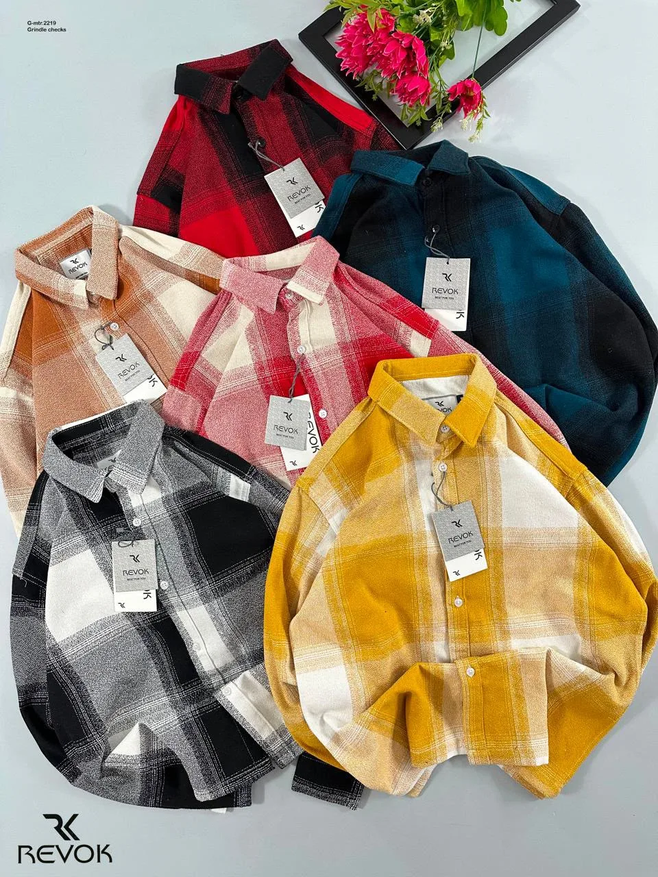 REVOK Grindle Check Flannel Shirt