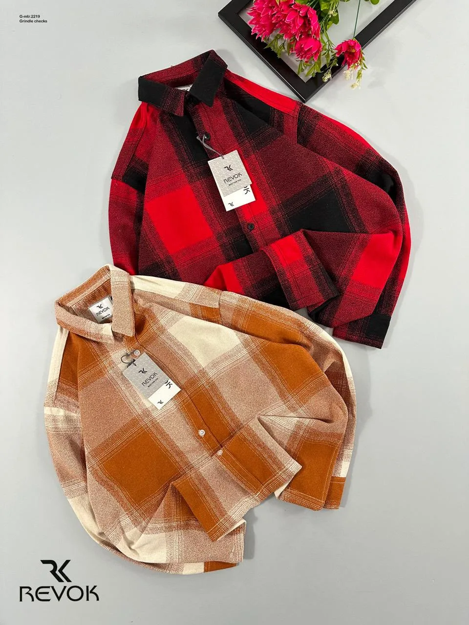 REVOK Grindle Check Flannel Shirt View 3