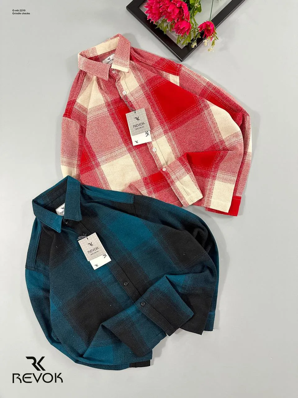REVOK Grindle Check Flannel Shirt View 4